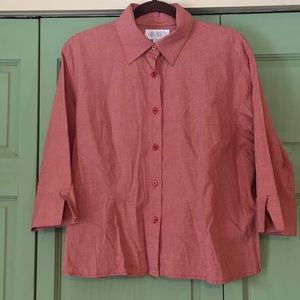 Casual Corner Annex button down blouse XL